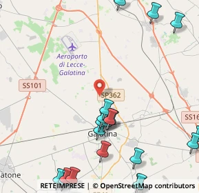 Mappa Via Stoccolma, 73013 Galatina LE, Italia (6.336)