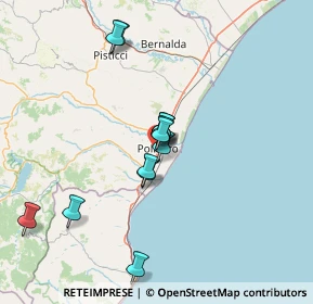 Mappa Via Monte Coppola, 75025 Policoro MT, Italia (13.07333)
