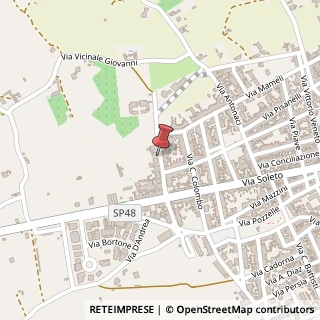 Mappa Via Fratelli Cervi, 14, 73025 Martano, Lecce (Puglia)