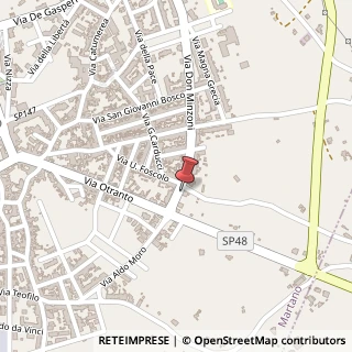 Mappa Via Don Minzoni, 237, 73025 Martano, Lecce (Puglia)