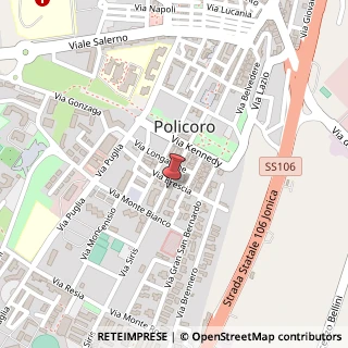 Mappa Via Siris, 63, 75025 Policoro, Matera (Basilicata)