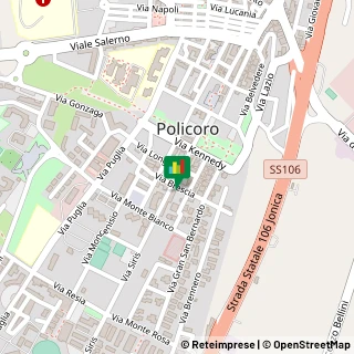 Mappa Via Siris, 63, 75025 Policoro, Matera (Basilicata)