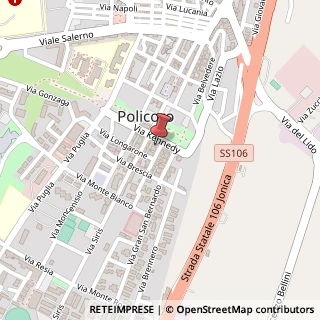 Mappa Via Giulio Cesare, 4, 75025 Policoro, Matera (Basilicata)