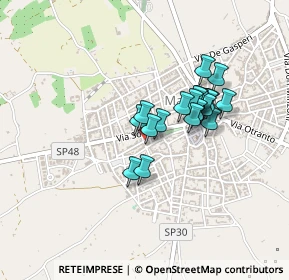 Mappa Via Giuseppe Mazzini, 73025 Martano LE, Italia (0.3455)