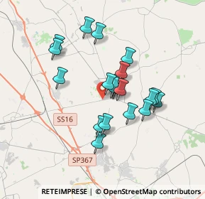 Mappa Via Soleto, 73025 Martano LE, Italia (3.1335)