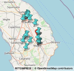 Mappa Via Soleto, 73025 Martano LE, Italia (12.6545)