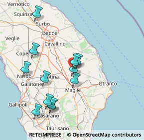 Mappa Via Soleto, 73025 Martano LE, Italia (16.445)