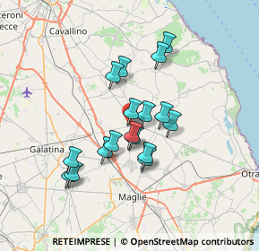 Mappa Via Soleto, 73025 Martano LE, Italia (6.07059)