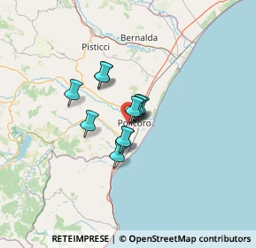 Mappa Via S. Pio da Pietrelcina, 75025 Policoro MT, Italia (7.82455)