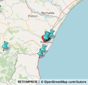 Mappa Via S. Pio da Pietrelcina, 75025 Policoro MT, Italia (19.0025)