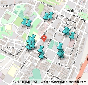 Mappa Via Moncenisio, 75025 Policoro MT, Italia (0.233)