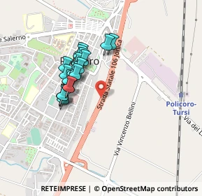 Mappa VIA NAZIONALE KM. 425 30 SS 10, 75025 Policoro MT, Italia (0.3945)