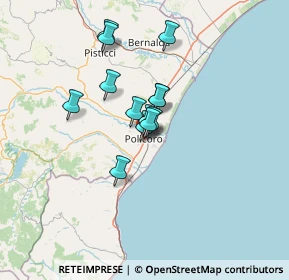 Mappa VIA NAZIONALE KM. 425 30 SS 10, 75025 Policoro MT, Italia (9.97846)