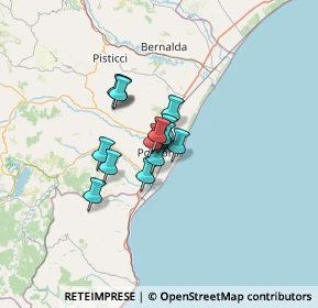 Mappa VIA NAZIONALE KM. 425 30 SS 10, 75025 Policoro MT, Italia (7.676)