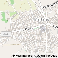 Mapa Martano