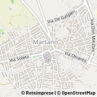 Mapa Martano