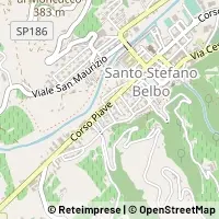지도 Santo Stefano Belbo