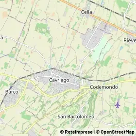 Mappa Cavriago