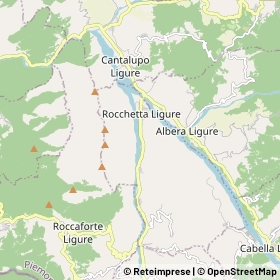 Mappa Rocchetta Ligure
