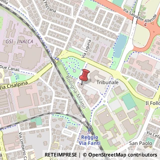 Mappa Via Paolo Borsellino, 40/42, 42124 Reggio nell'Emilia, Reggio nell'Emilia (Emilia Romagna)