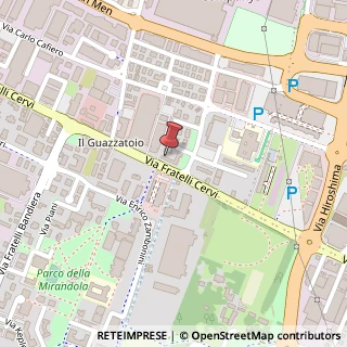 Mappa Via Fratelli Cervi, 57 / F, 42124 Reggio nell'Emilia, Reggio nell'Emilia (Emilia Romagna)