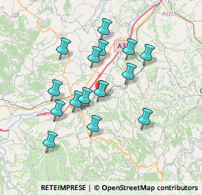Mappa Strada Cà Grossa, 12050 Tre Stelle , Italia (6.62533)