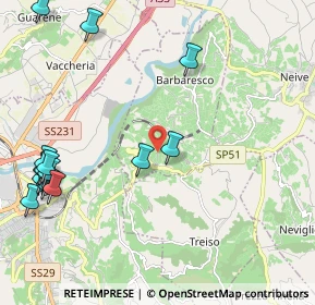 Mappa Strada Cà Grossa, 12050 Tre Stelle , Italia (2.78429)