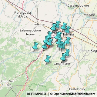 Mappa Strada Monticello, 43044 Collecchio PR, Italia (9.8915)