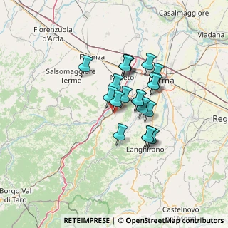 Mappa Strada Monticello, 43044 Collecchio PR, Italia (9.899)