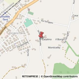 Mappa Strada Monticello, 7, 43044 Fornovo di Taro, Parma (Emilia Romagna)