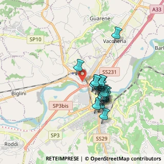 Mappa Strada Riondello, 12051 Alba CN, Italia (1.3815)