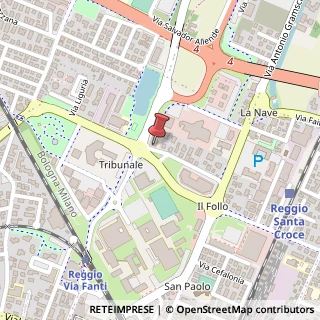 Mappa Via Bernardino Zacchetti, 12, 42124 Reggio nell'Emilia, Reggio nell'Emilia (Emilia Romagna)