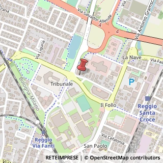 Mappa Via Bernardino Zacchetti, 31, 42124 Reggio nell'Emilia, Reggio nell'Emilia (Emilia Romagna)
