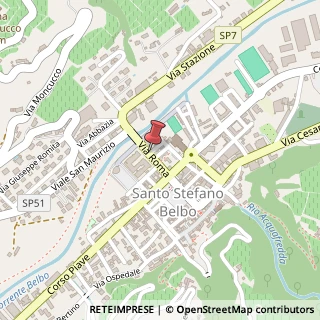Mappa Via Roma, 32, 12058 Santo Stefano Belbo, Cuneo (Piemonte)