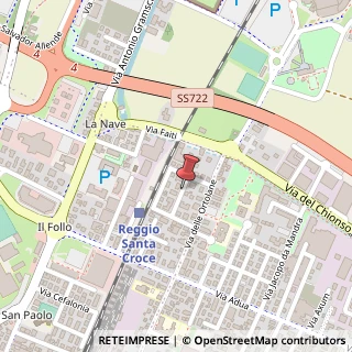 Mappa Via Gaetano Salvemini, 5, 42100 Reggio nell'Emilia, Reggio nell'Emilia (Emilia Romagna)