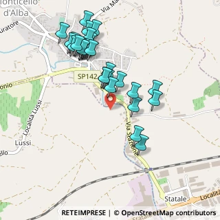 Mappa Via Stazione, 12066 Monticello d'Alba CN, Italia (0.48966)