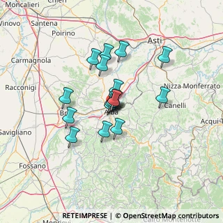 Mappa Via Mons M. Gerolamo Vida, 12051 Alba CN, Italia (9.77235)