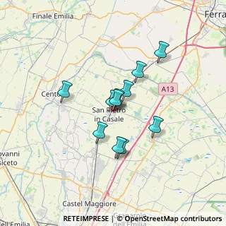 Mappa Via Bologna, 40018 San Pietro In Casale BO, Italia (4.91545)