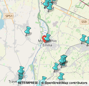 Mappa Via Giovanni Bertani, 42027 Montecchio Emilia RE, Italia (6.2015)