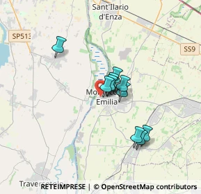 Mappa Via Giovanni Bertani, 42027 Montecchio Emilia RE, Italia (2.32091)