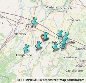 Mappa Via Giovanni Bertani, 42027 Montecchio Emilia RE, Italia (9.61538)