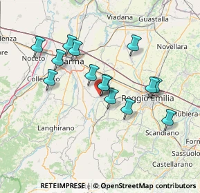 Mappa Via Giovanni Bertani, 42027 Montecchio Emilia RE, Italia (12.77)