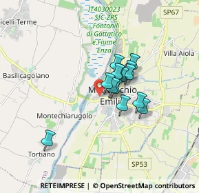 Mappa Via Giovanni Bertani, 42027 Montecchio Emilia RE, Italia (1.11214)
