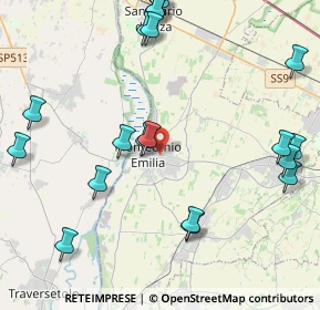 Mappa 42027 Montecchio Emilia RE, Italia (5.3315)