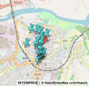 Mappa Via Antonio Coppa, 12051 Alba CN, Italia (0.2985)