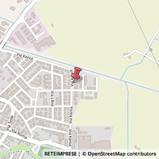 Mappa Via Kenia, 7, 44015 Portomaggiore, Ferrara (Emilia Romagna)
