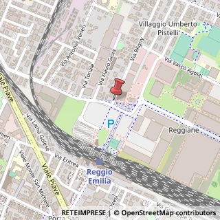 Mappa Via Bligny, 1/a, 42124 Reggio nell'Emilia, Reggio nell'Emilia (Emilia Romagna)
