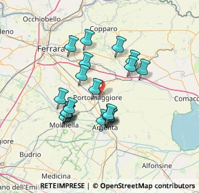 Mappa Via Guinea, 44015 Portomaggiore FE, Italia (11.695)