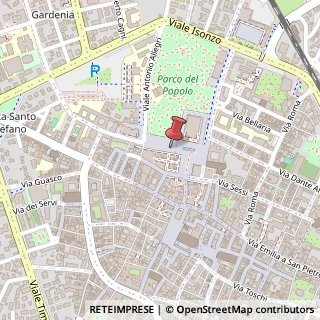 Mappa Piazza della Vittoria, 1, 42121 Reggio nell'Emilia, Reggio nell'Emilia (Emilia Romagna)