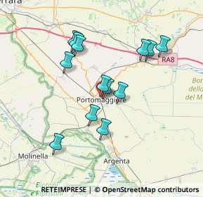 Mappa Via Vittorio Veneto, 44015 Portomaggiore FE, Italia (6.55385)